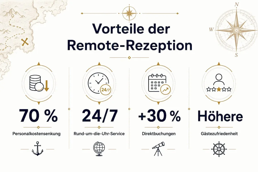 Grafik: Die wichtigsten Vorteile einer digitalen Rezeption auf einen Blick