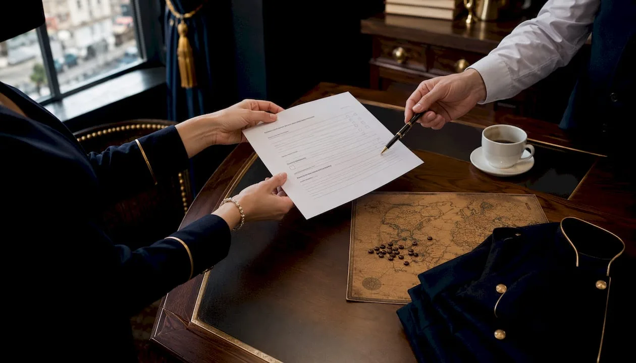 Hotelmitarbeiter tauschen sich gemeinsam über das Gästefeedback aus und arbeiten Hand in Hand an der Auswertung der Rückmeldungen.